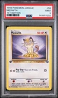 1999 POKEMON JUNGLE 1ST EDITION #56 MEOWTH PSA 9