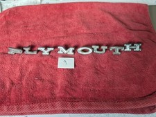 1964 -1966 Barracuda 70 Plymouth Panel Letter Emblems