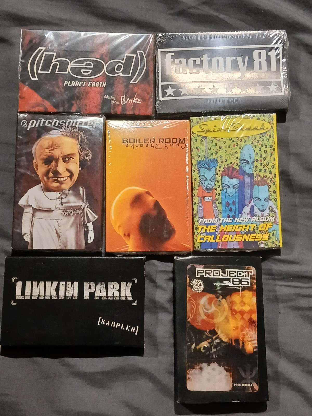 Nu Metal Promo/Sampler Cassette Tape Lot. Linkin park hed pe