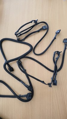 EVGA SuperNOVA Kabelset Modular (CPU, PCIe, SATA, Molex)   Schwarz, Sehr Gut