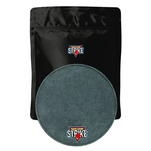 MM Strike 2-sided Premium Leather Bowling Shammy Pad. Oil removing Towel Pad gr