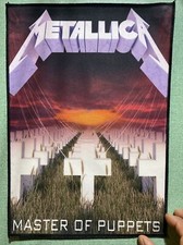 Metallica Master Puppets Large Back Patch: New, Digital Print, Sew On, 14 X 11