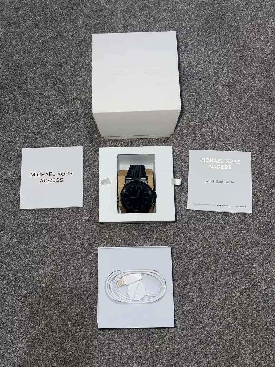Michael kors smartwatch dylan black sale