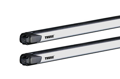 Thule SlideBar Support Tubes Trusses 2pcs Aluminium Silver Extendable 144cm 892
