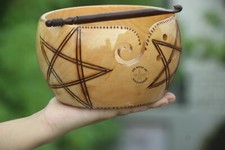 CHRITSMAS STAR Yarn Bowl for Knitting, Crochet, Winder Sewing & Crafts - Large