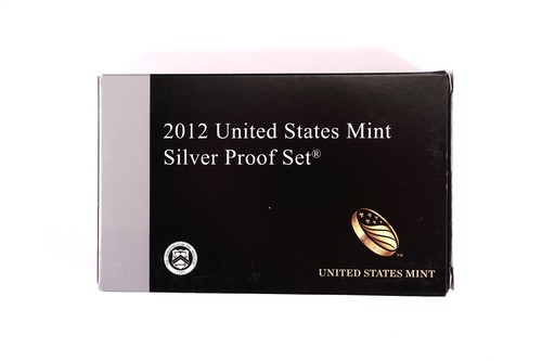 2012 Silber Proof Set U.S. Mint Original Regierungsverpackung OGP COA - Bild 2 von 10