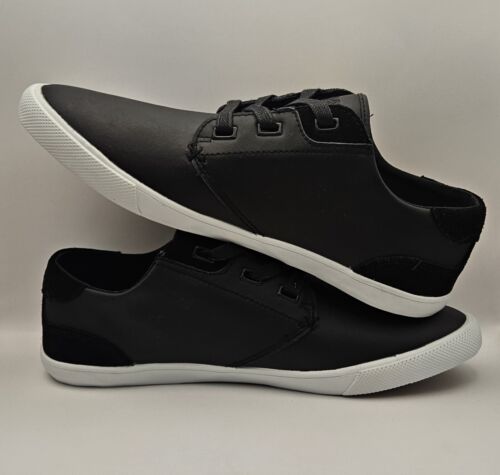 Boxfresh Trainers Shoes Mens Leather Suede Black Size 7