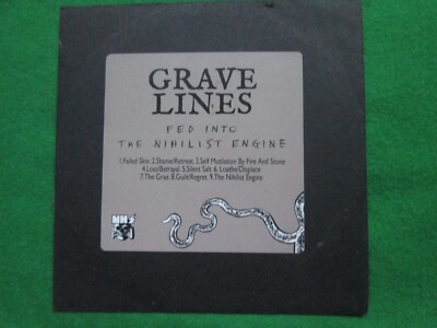 GRAVE LINES - FED INTO THE NIHILIST ENGINE - CD PROMO