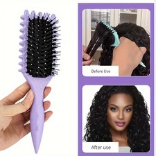Hair care comb, curly defined styling brush, ...