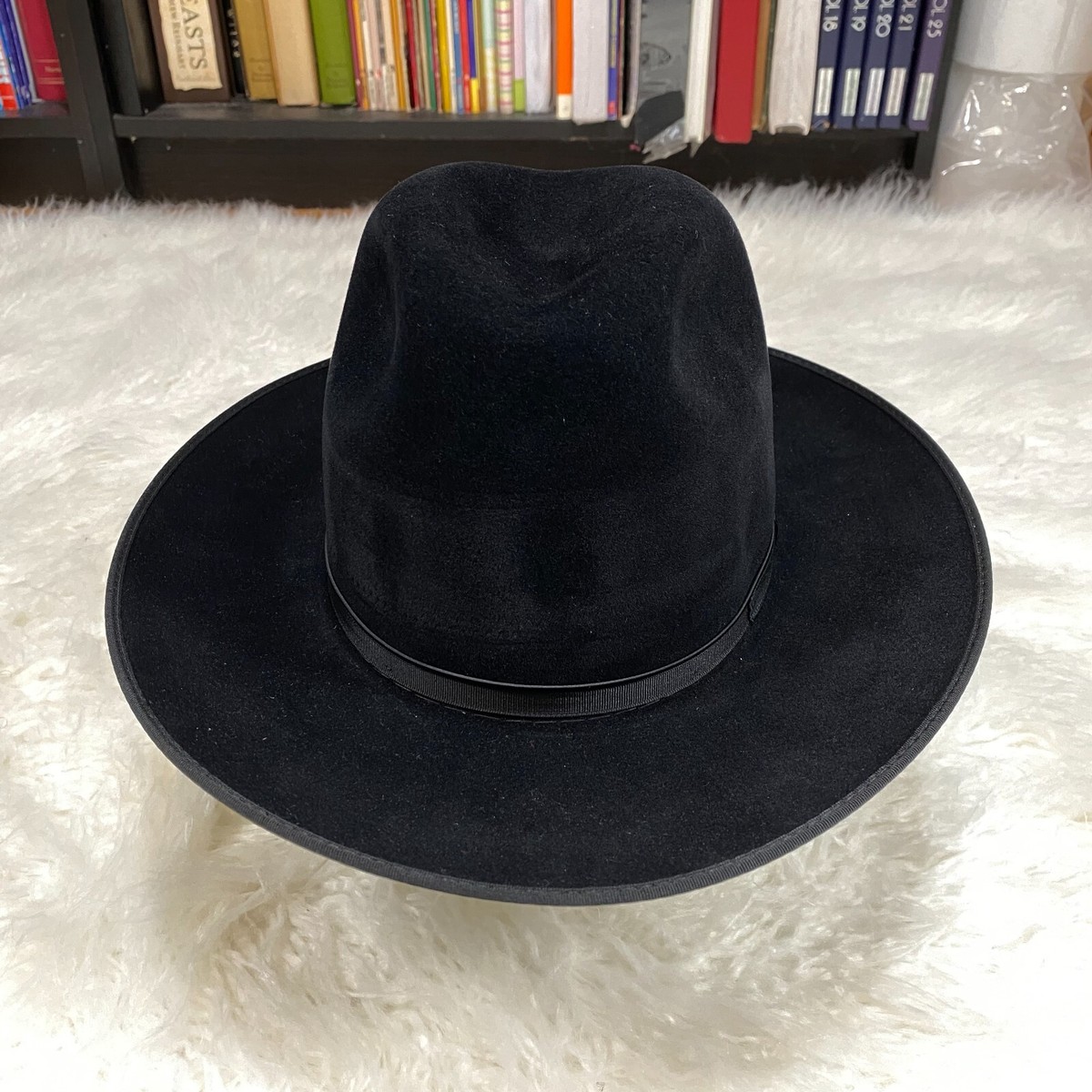 ALFONSINO MUSILS HASIDIC HAT FEDORA JEWISH CAP SIZE 6 1'2