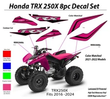 2016 2024 Honda TRX250X Decal Graphic Sticker OEM kit Plastic Set 250 X ATV Quad