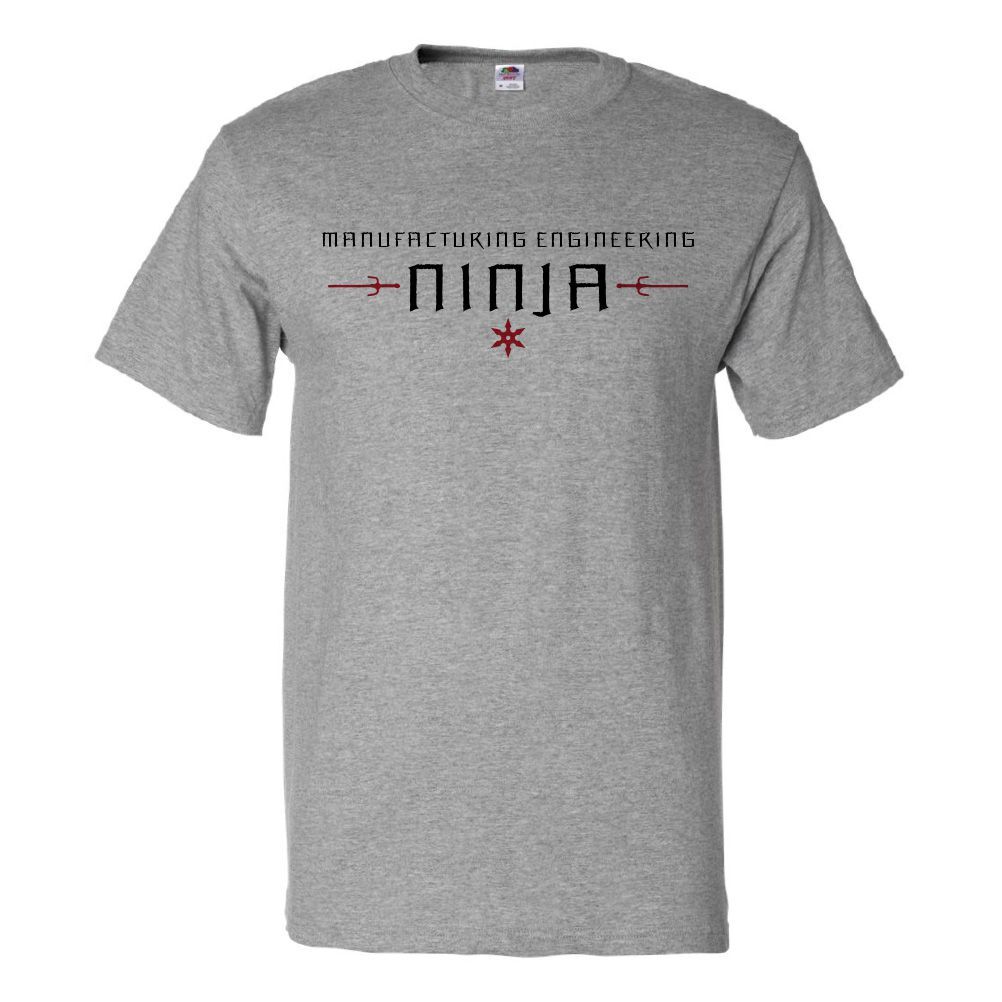 Manufacturing Engineering Ninja T shirt Funny Tee