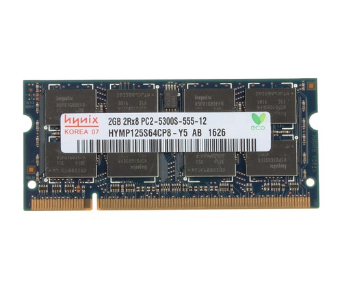 Lot Hynix 2GB 2RX8 PC2-5300S DDR2 667Mhz 200Pin CL5 Memory Notebook SODIMM #GS56 - Picture 2 of 10
