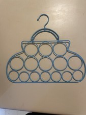 Light blue metal scarf hanger