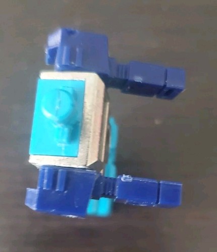 Takara Revell Robotech Robolinks Force 51 Blue & Cyan 2" Figure 1984 Japan Vtg - Picture 6 of 6