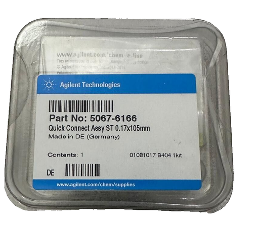 agilent technologies 5067-6166 QUICK CONNENT ASSY - Afbeelding 1 van 2