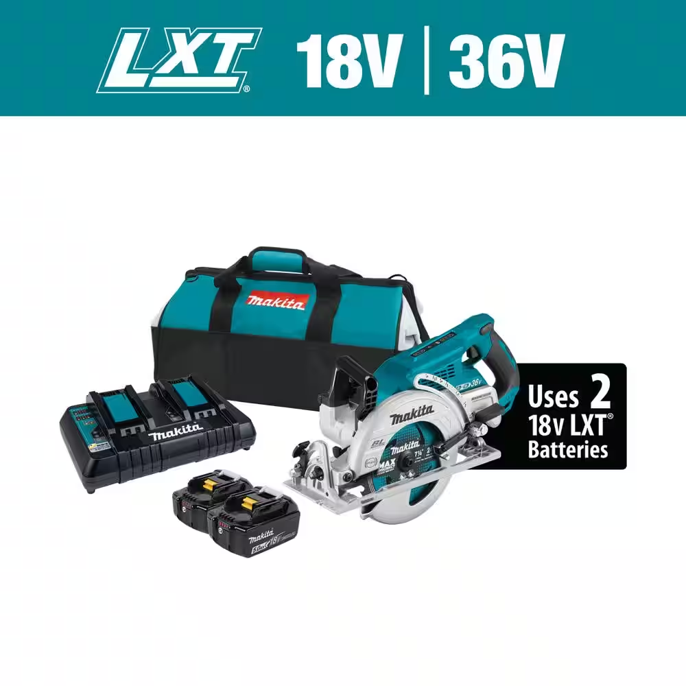 18V5.0Ah Li-Ion (36V) Brushless Cordless Rear Handle 7-1/4 In