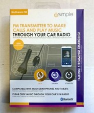iSimple ISBT43 Bluetooth Hands Free Car Radio Wireless BluStream FM Transmitter