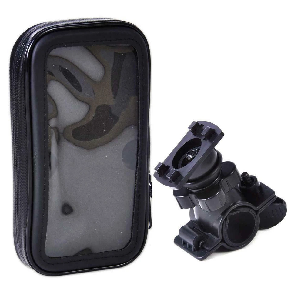 Bicycle Motor Bike Waterproof Mount Holder For Samsung Mobile Phone Case Cover - Image 3 of 4