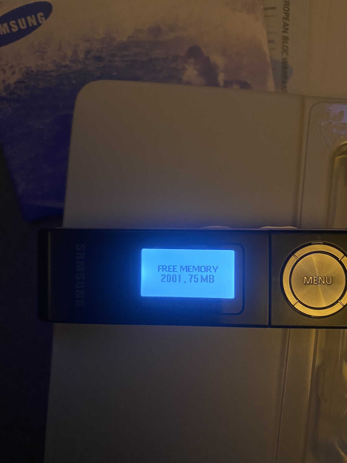 Samsung YPU1 Black 2GB MP3 Digital Media audio Player Recorder USB eBay