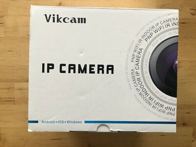 Vikcam C25 WiFi 720P IP Camera White New Home Pet Security iOS Windows Android