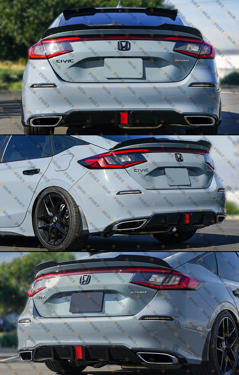 2022 Honda Civic Front Bumper Pair Of Headlight Bracket Supports For 2022-2023 Honda Civic Sedan - Inner Left & Right, Black 2012 Honda Civic Headlight - Foto 3