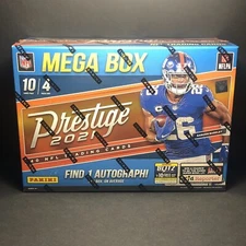 2021 Panini Prestige NFL Football Mega Box Factory Sealed. 1 Auto on Average!!!