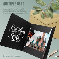 8x10 Photo Folders Cardboard Paper Picture Frame Cards for Wedding Graduation