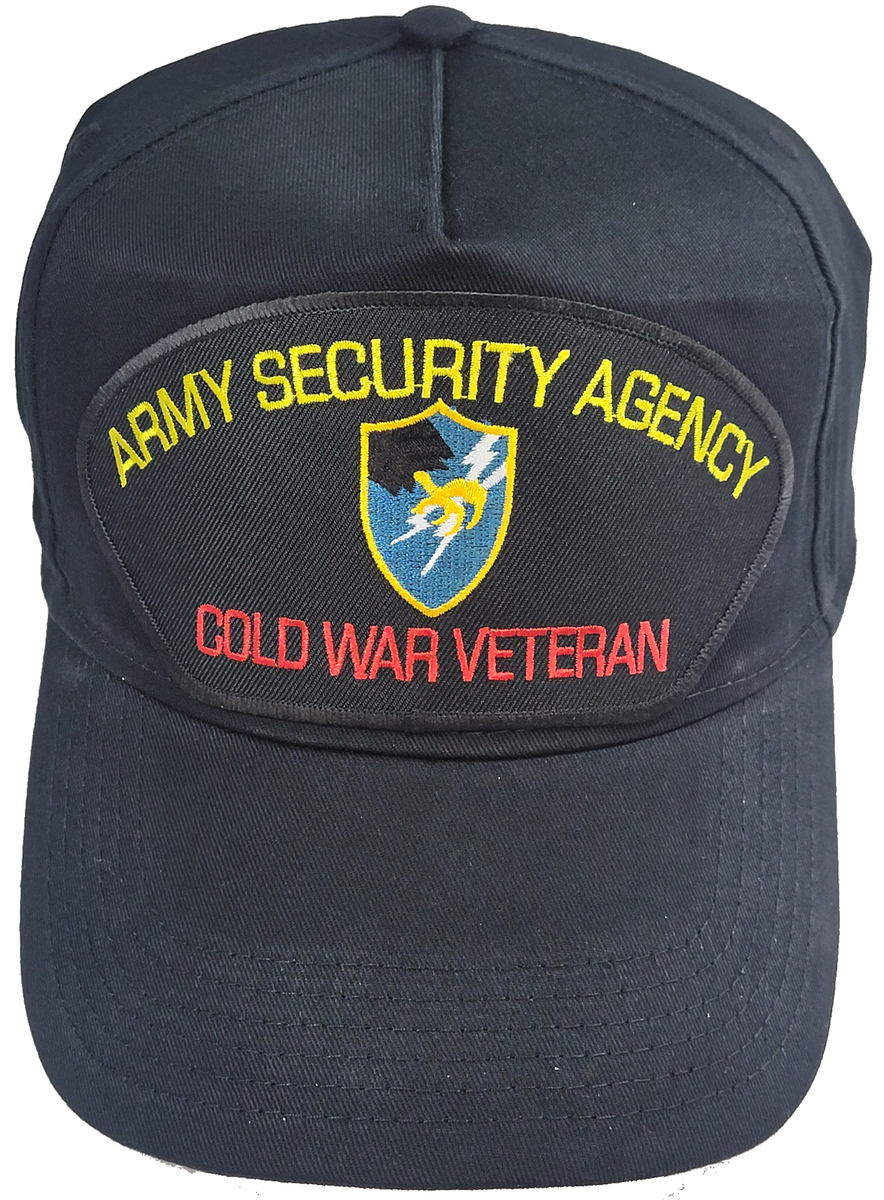 US ARMY SECURITY AGENCY ASA COLD WAR VETERAN HAT CAP SIGNALS