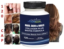 Organic Supplements Women Hair Envy Biotin  Keratin collagen All Natural 120 cap