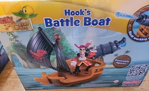 2012 Fisher-Price Disney Jake And The Neverland Pirates Hooks Battle Boat|NEW - Picture 4 of 5