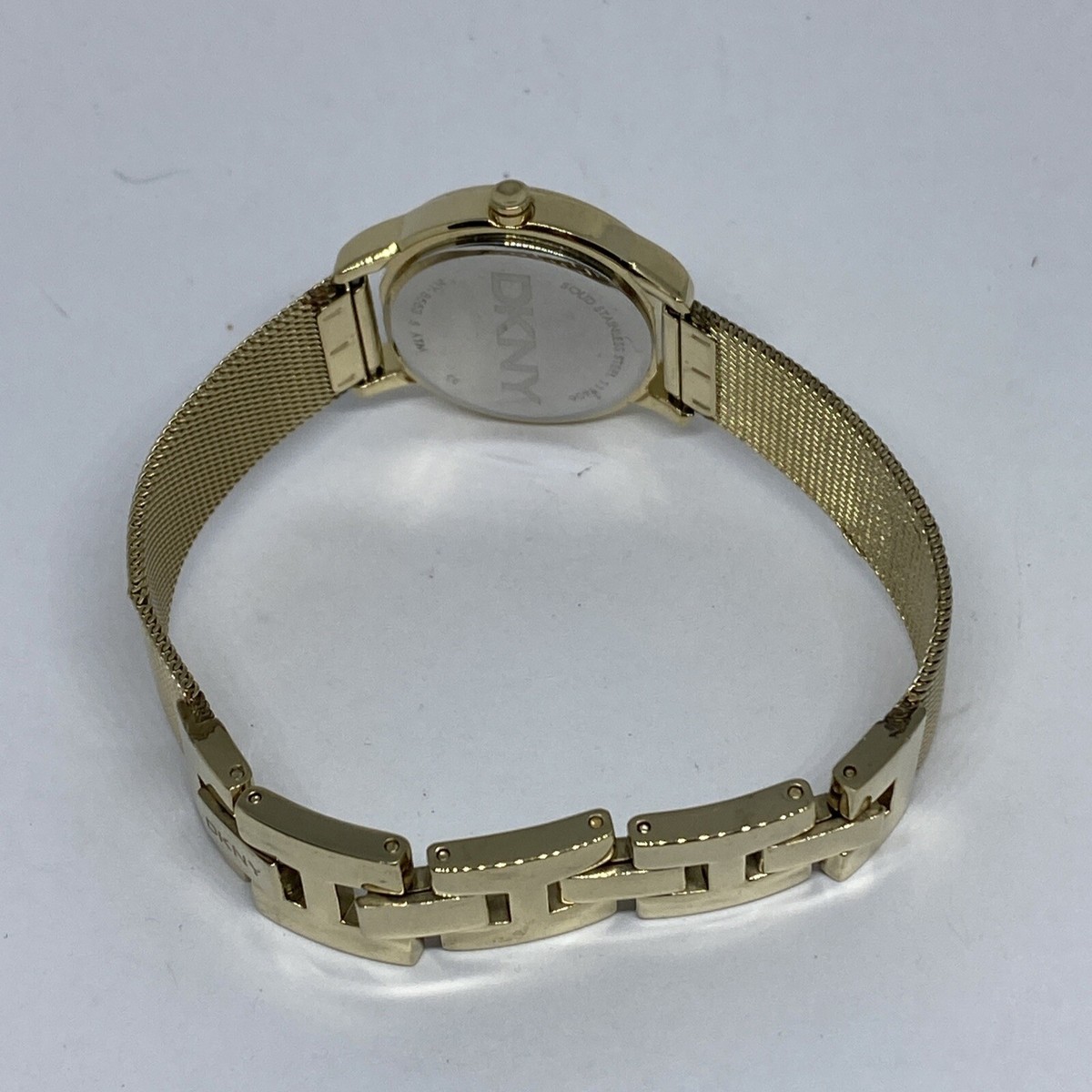 DKNY NY-8553 Women\'s Gold Stainless Steel Analog Dial Quartz Wrist Watch JNA187 Amazon.com: DKNY Women main image 4