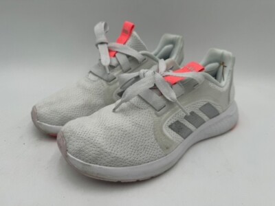ADIDAS WOMEN'S EDGE LUX 5 RUNNING SHOES WHITE ORANGE SIZE 7