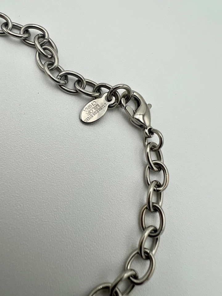 Collar QVC Acero por Diseño 20" Multicolor, Acero Inoxidable Tricolor Foto 3 de 4