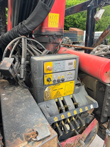 PALFINGER PK13001K CRANE 2017 PIPED FOR AUGER USED LIGHT FIRE DAMAGE HIAB ATLAS - Picture 8 of 16
