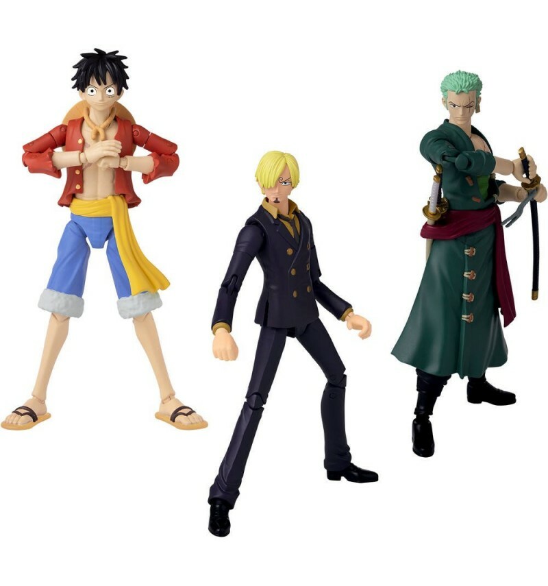 Bandai Anime Heroes One Piece Set de figurines Luffy