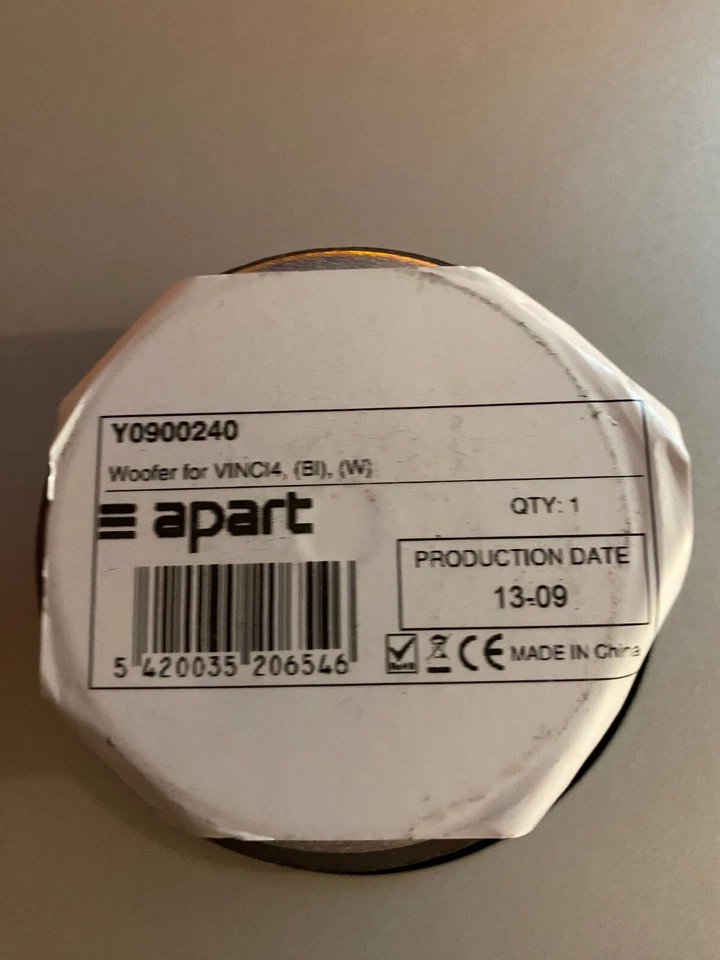 Apart Audio Biamp Woofer for Vinci 4 Genuine Replacement Speakers Y0900240 - Image 2 of 4