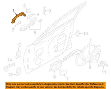 NISSAN OEM 12-23 Altima Front Door Lock Hardware-Handle, Outside 806406CA0A