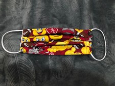 1 Alabama University FACE MASK REUSABLE 3 Pleat WASHABLE Reversible . USA Made.