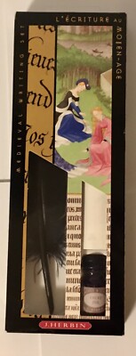 J Herbin ''History of Writing'' Gift Set Medieval Writing Set H282-10 NEW open box
