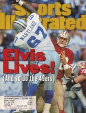 1995 Elvis Grbac Russell Maryland 49ers Cowboys Sports Illustrated Magazine