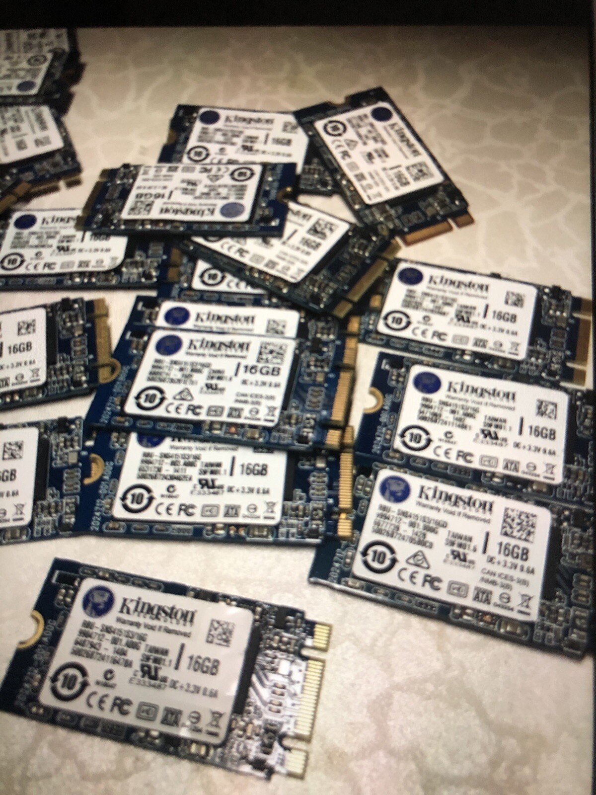 Lot of 500 pcs Kingston 16GB....M.2 NGFF SSD 42mm | eBay