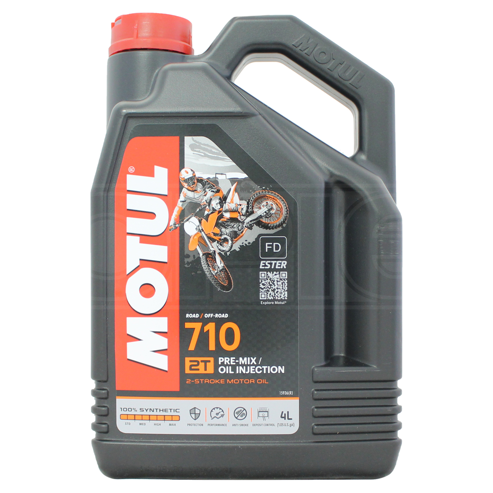 Motul 710 2T 2 Stroke Ester Synthetic Racing Motorcycle Engine Oil - 4 Litres 4L