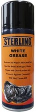 White Grease (+PTFE) Lube Oil Maintenance Spray Waterproof 400ML Aerosol QTY 12