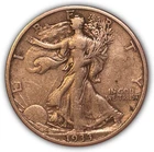 1933-S Walking Liberty Half Dollar Extremely Fine XF Coin #23338