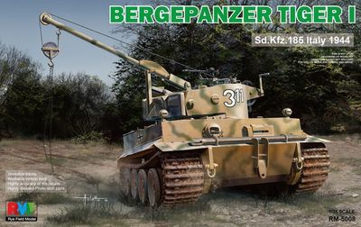 RYEFIELD MODEL RFM RM-5008 1/35  Bergepanzer Tiger I  Sd.Kfz.185 Italy 1944