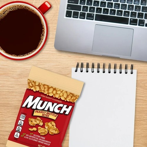 (2 pack) Munch Peanut Brittle Bites - 4.0 oz Bag. FREE SHIPPING - Picture 6 of 9