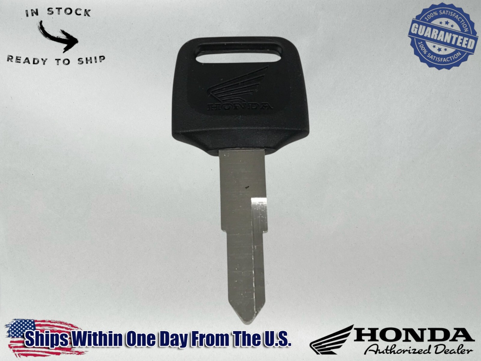 Honda CMX250 XR650L ST1100 CBR600 PC800 GL1500 KEY BLANK (TY