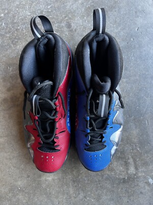 Nike Air Penny V Do It For Dez Mismatched Red Blue Black CU8058-001 Mens Size 8 2020 Nike Air Penny III 3 size 10.5. Blue Red Black. DO IT  main image 4