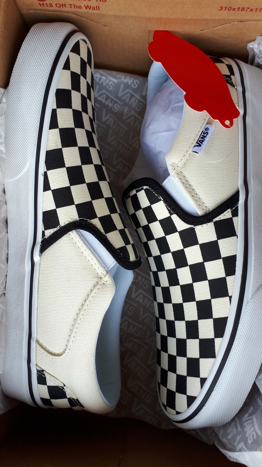fake checkered vans
